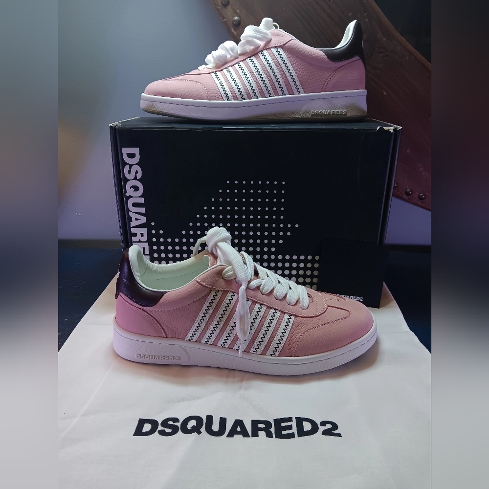Dsquared2 leather sneakers